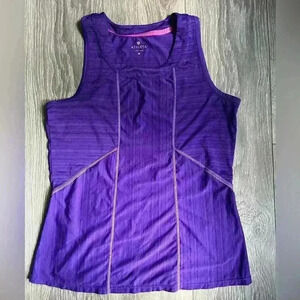 Athleta Purple Sleeveless Workout Athletic Athleisure Exercise Yoga Tank Size M